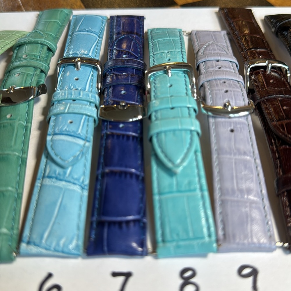 Genuine Leather Croc Watch Band Strap 18mm - Picture 5 of 9